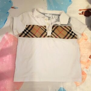 Boys Burberry Polo Shirt